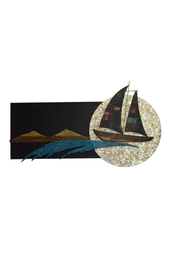 SAIL TO HOPE LIGHTED WALL DECOR