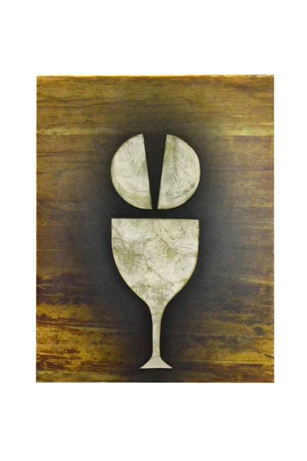 NTF2026-WD011-A THE HOLY EUCHARIST MINI WALL ART